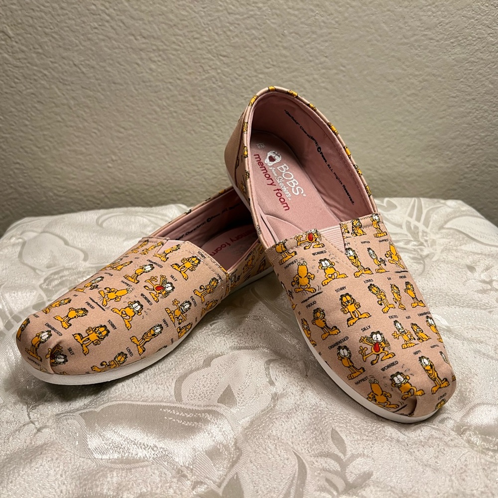 Bob’s Garfield Memory Foam Flat by Sketchers